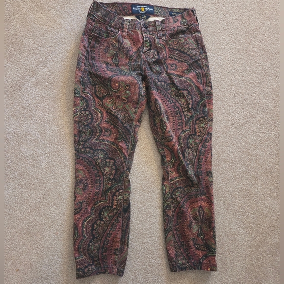 Levi's Denim - Levi's Multicolor Paisley Ankle Jeans